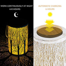 Carica l'immagine nel visualizzatore di Gallery, LED Lanterna Solare, GolWof Lampada da Giardino Luci Solari Sospensione...