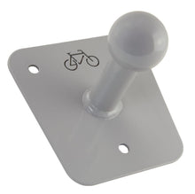 Carica l'immagine nel visualizzatore di Gallery, Heybro, Supporto universale da parete per portabici posteriore, Argento - Ilgrandebazar