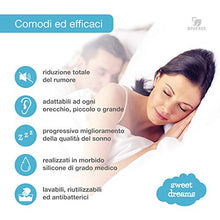 Carica l'immagine nel visualizzatore di Gallery, (6 paia) Tappi Orecchie Per Dormire di 4a Generazione, Antirumore Forte,...