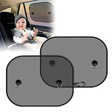 Carica l'immagine nel visualizzatore di Gallery, AODOOR Parasole Auto Bambini, Universali Tendine Nero