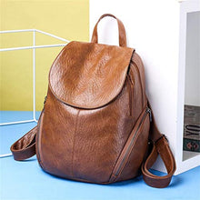 Carica l'immagine nel visualizzatore di Gallery, SPEEDEVE Zaino Pelle Donna Borsa a Zainetto da Viaggio Marrone-226