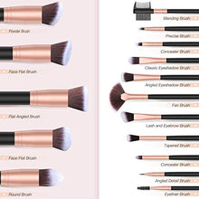 Carica l'immagine nel visualizzatore di Gallery, Pennelli Make Up BESTOPE per il Trucco Set di 16 Rose