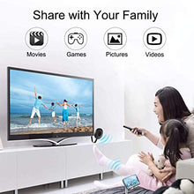 Carica l'immagine nel visualizzatore di Gallery, Wifi Display Dongle, Adattatore Wireless HDMI 1080P TV Black