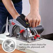Carica l'immagine nel visualizzatore di Gallery, Sega Circolare, Meterk Circolare (1500W 4700 RPM), Taglio 65mm (90º),... - Ilgrandebazar