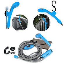 Carica l'immagine nel visualizzatore di Gallery, AUTOPkio Kit Secchio Pieghevole per Doccia Esterna Portatile, Testina Blu