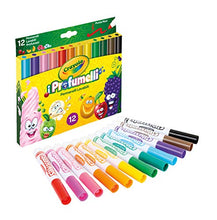 Carica l'immagine nel visualizzatore di Gallery, CRAYOLA-I Profumelli Pennarelli Lavabili Profumati, 12 Pezzi, Multicolore - Ilgrandebazar