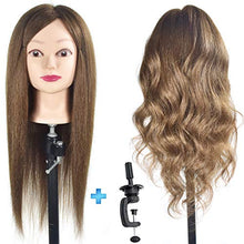Carica l'immagine nel visualizzatore di Gallery, Ersiman femmina testa di manichino con 100% capelli umani 50,8 cm di... - Ilgrandebazar
