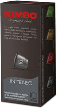 Carica l'immagine nel visualizzatore di Gallery, Kimbo Intenso - Capsule Caffè Compatibili Nespresso, Intensità 12/12, 10 Astucci da 10 Capsule (Totale 100 Capsule)