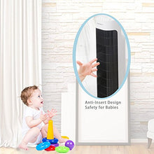 Carica l'immagine nel visualizzatore di Gallery, Aigostar Ventilatore a torre a 3 velocità con timer silenzioso impostato...