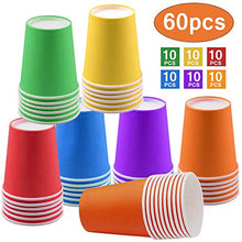 Carica l'immagine nel visualizzatore di Gallery, Bicchieri di carta usa e getta per feste, 255 ml, multicolore,...