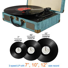 Carica l'immagine nel visualizzatore di Gallery, Giradischi Vinile, 3 Velocità (33 1/3, 45 E 78 Giri) stereo M435-GREEN