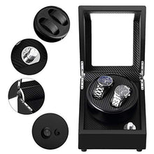 Carica l'immagine nel visualizzatore di Gallery, Watch winder Scatola orologio a carica automatica con Velocità regolabile... - Ilgrandebazar