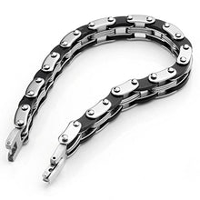 Carica l'immagine nel visualizzatore di Gallery, Jovivi Bracciale in Acciaio Inossidabile Catena Pesante Moto Link... - Ilgrandebazar