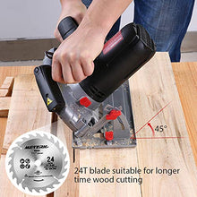 Carica l'immagine nel visualizzatore di Gallery, Sega Circolare, Meterk Circolare (1500W 4700 RPM), Taglio 65mm (90º),... - Ilgrandebazar