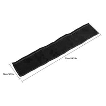 Carica l'immagine nel visualizzatore di Gallery, 725mmx145mm Coprimaniglie Universale per Passeggini Panno Oxford Nero - Ilgrandebazar