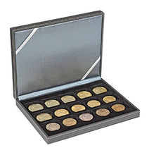 Carica l'immagine nel visualizzatore di Gallery, Lindner 2363-15 NERA Coin Case XM with 15 square compartments for coins or... - Ilgrandebazar
