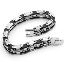 Carica l'immagine nel visualizzatore di Gallery, Jovivi Bracciale in Acciaio Inossidabile Catena Pesante Moto Link... - Ilgrandebazar