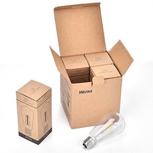 Carica l'immagine nel visualizzatore di Gallery, Wedna 6W LED Filamento E27 Edison Lampadina, Bianco caldo 2700K, 6w 2700k - Ilgrandebazar