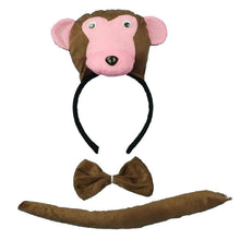 Carica l'immagine nel visualizzatore di Gallery, Set Cerchietto Con Orecchie Coda E Papillon Da Lupo Per Bambini 6-10 Anni... - Ilgrandebazar