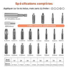 Carica l'immagine nel visualizzatore di Gallery, Estrattore di viti Jellas, 22PCS Set Estrattori con Punte e di... - Ilgrandebazar