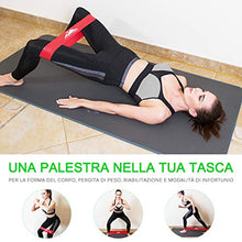 Carica l'immagine nel visualizzatore di Gallery, EVOLAND Elastici da Pilates Elastiche Fitness Set di 5 Banda Elastica 5 Pcs