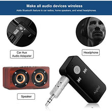 Carica l'immagine nel visualizzatore di Gallery, Aigital Ricevitore Bluetooth Adattatore Audio Portatile Wireless Auto Grigio