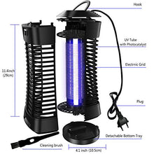 Carica l'immagine nel visualizzatore di Gallery, Zanzariera Elettrica, 6W LED Lampada Antizanzare Elettrico Insetticida di...