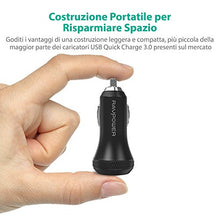 Carica l'immagine nel visualizzatore di Gallery, RAVPower Caricatore Adattatore Doppio per Auto USB 40W 3A Quick Charge Nero - Ilgrandebazar