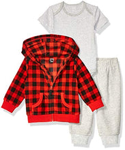 Carica l'immagine nel visualizzatore di Gallery, Amazon Essentials 3-Piece Microfleece Hoodie Set Unisex-Bimbi 0-24 - Ilgrandebazar