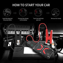 Carica l'immagine nel visualizzatore di Gallery, YABER Avviatore Emergenza per Auto, 1000A 13800mAh Batteria Auto...