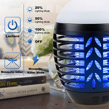 Carica l'immagine nel visualizzatore di Gallery, ROVLAK Zanzariera Elettrica Esterno 2-in-1 Lampada Antizanzare USB +...