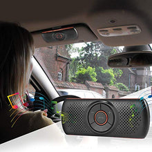Carica l'immagine nel visualizzatore di Gallery, Aigoss Vivavoce Bluetooth 4.2 per Auto con Siri e Google Assistant, Kit per...