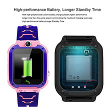 Carica l'immagine nel visualizzatore di Gallery, Smart Watch per bambini, Q12 Touch Smartwatch per ragazzi e ragazze, con fotocamera, supporto di posizionamento preciso, monitoraggio attività in standby lungo con frequenza cardiaca, orologi