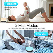 Carica l'immagine nel visualizzatore di Gallery, Tenswall 500ml Diffusore di Aromi con Telecomando,Ultrasuoni Umidificatore...