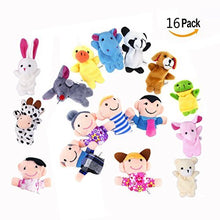 Carica l'immagine nel visualizzatore di Gallery, Binnan Burattini a Dito Marionette Dita in Velluto Finger Puppets con 10... - Ilgrandebazar