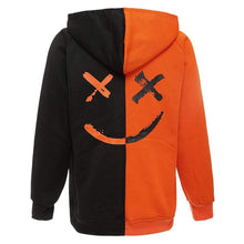 Carica l'immagine nel visualizzatore di Gallery, XIAOYAO Felpa da Uomo con Cappuccio, (XL, Nero Bianco)