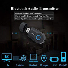 Carica l'immagine nel visualizzatore di Gallery, Aigoss Trasmettitore Bluetooth, Aupolo Adattatore Wireless Portatile Nero - Ilgrandebazar