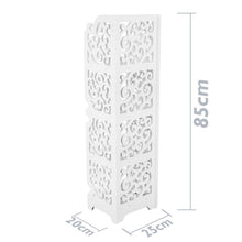 Carica l'immagine nel visualizzatore di Gallery, PrimeMatik - Scaffale in Legno-plastica Libreria Decorativa a 4 Ripiani... - Ilgrandebazar