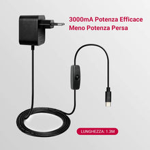 Carica l'immagine nel visualizzatore di Gallery, LABISTS Raspberry Pi 4 Alimentatore USB-C 5.1V 3A, Adattatore Type C con... - Ilgrandebazar