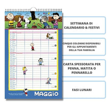 Carica l'immagine nel visualizzatore di Gallery, EURO PUBLISHING: Calendario Agenda Peanuts 2024 - Prodotto ufficiale - cm 29x44