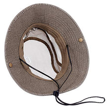 Carica l'immagine nel visualizzatore di Gallery, Obling Cappello estivo, unisex, a tesa larga, protegge dai raggi UV, Khaki