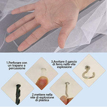 Carica l'immagine nel visualizzatore di Gallery, Faburo Zanzariera Quadrata 220x200x200 per interni ed esterni colore bianco