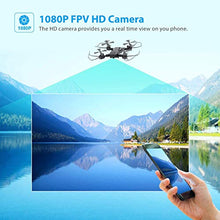 Carica l'immagine nel visualizzatore di Gallery, Powerextra Mini Drone con Videocamera per Bambini e Adulti - Giroscopio a 6...