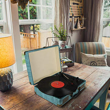 Carica l'immagine nel visualizzatore di Gallery, Giradischi Vinile, 3 Velocità (33 1/3, 45 E 78 Giri) stereo M435-GREEN