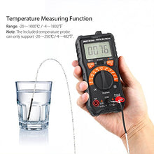 Carica l'immagine nel visualizzatore di Gallery, Multimetro Meterk 2000 Range automatico True RMS Digital Intelligent Tester,... - Ilgrandebazar