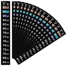 Carica l'immagine nel visualizzatore di Gallery, 20 Pezzi Adesivo Digitale di Temperatura Striscia Adesiva Termometro Adesivo...