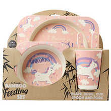 Carica l'immagine nel visualizzatore di Gallery, Lesser &amp; Pavey LP42974 unicorno in bambù eco-friendly 5 pezzi Set da tavola,... - Ilgrandebazar
