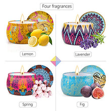 Carica l'immagine nel visualizzatore di Gallery, TOFU Candele Profumate, Set Regalo Donna,100% Natural Soy Profumate