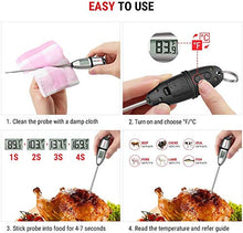 Carica l'immagine nel visualizzatore di Gallery, ThermoPro TP02S Termometro da Cucina Digitale a Lettura Istantanea con 5.35"...