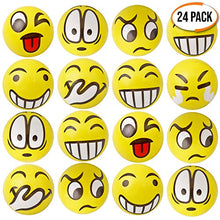 Carica l'immagine nel visualizzatore di Gallery, 24 palline antistress con faccina emoji. per alleviare lo stress, allenare... - Ilgrandebazar